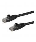 Cable de red startech latiguillo rj45 utp cat6 10m negro