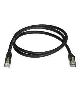 Cable de red startech latiguillo rj45 stp cat6a 1m negro