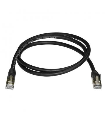 Cable de red startech latiguillo rj45 stp cat6a 1m negro