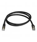 Cable de red startech latiguillo rj45 stp cat6a 1m negro