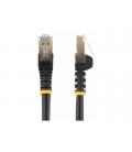 Cable de red startech latiguillo rj45 stp cat6a 1m negro