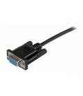 Cable db9 startech 1m - hembra - hembra - negro