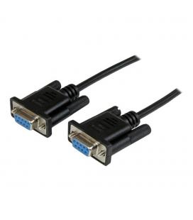 Cable db9 startech 2m - hembra - hembra - negro