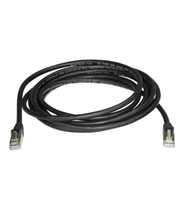Cable de red startech latiguillo rj45 stp cat6a 3m negro