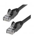 Cable de red startech latiguillo rj45 lszh utp cat6 5m negro