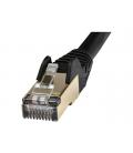 Cable de red startech latiguillo rj45 stp cat6a 7m negro