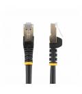 Cable de red startech latiguillo rj45 stp cat6a 7.5m negro