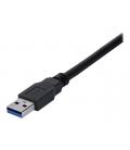 Cable usb 3.0 startech 1m - macho - hembra - negro