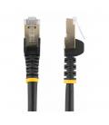 Cable de red startech latiguillo rj45 stp cat6a 5m negro