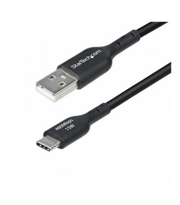 Cable usb tipo a a usb tipo c startech 0.3m - macho - macho - negro