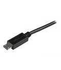 Cable micro usb tipo b a usb tipo a startech 0.5m - macho - macho - negro