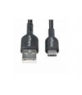 Cable usb tipo a a usb tipo c startech 0.15m - macho - macho - negro