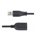 Cable usb 3.0 startech 0.15m - macho - hembra - negro