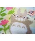 Mini toalla totoro gris jardin de flores 25x25 cm mi vecino totoro