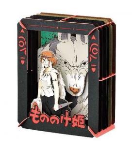 Princesa mononoke & san paper theater 10x8x4 cm la princesa mononoke