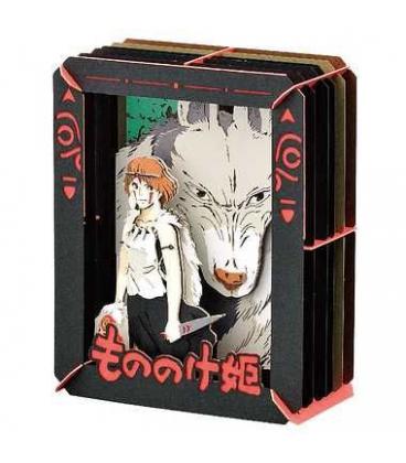 Princesa mononoke & san paper theater 10x8x4 cm la princesa mononoke