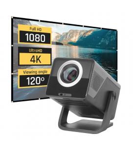 Iggual pack proyector 4k + lona proyección100"