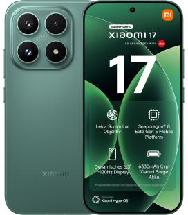 Smartphone xiaomi 17 12gb/ 512gb/ 6.3'/ 5g/ verde