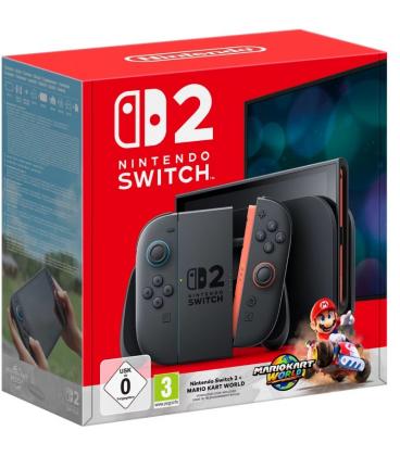 Nintendo switch 2 reacondicionada/ incluye código juego mario kart world