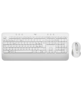 Teclado y ratón inalámbricos logitech signature mk650 combo for business/ blanco