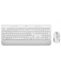 Teclado y ratón inalámbricos logitech signature mk650 combo for business/ blanco
