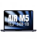 Apple macbook air 15,3'/ m5 10-core cpu/ 24gb/ 1tb ssd/ 10-core gpu/ medianoche