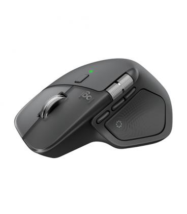 Ratón ergonómico inalámbrico logitech mx master 4/ batería recargable/ hasta 8000 dpi/ grafito