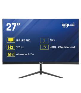 iggual Monitor 27" IPS 1ms FHD 120Hz VGA HDMI +Altavoces