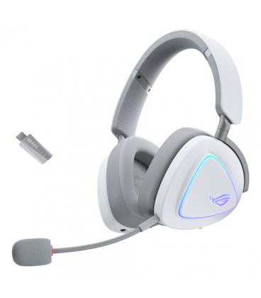 Auriculares gaming asus rog delta ii inalambrico blanco