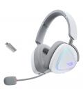 Auriculares gaming asus rog delta ii inalambrico blanco