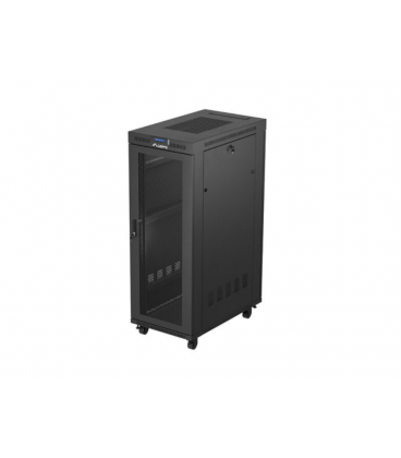 ARMARIO LANBERG RACK 19" 32U 600X1000 FLAT PACK PUERTA PERFORADA DISPLAY LCD BK