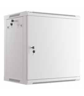 ARMARIO RACK 19" MURAL 12U/600X450 PARA AUTOMONTAJE CON PUERTA METALICA GRIS