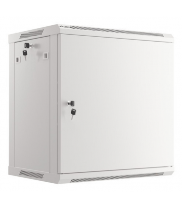 ARMARIO RACK 19" MURAL 12U/600X450 PARA AUTOMONTAJE CON PUERTA METALICA GRIS