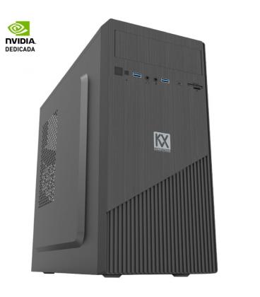 Pc kvx xline 4 intel core i3-14100f/ 8gb/ 512gb ssd/ gt710 2gb/ sin sistema operativo