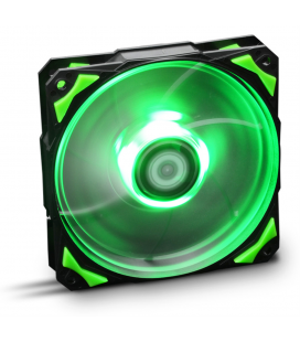 VENTILADOR CAJA NOX HUMMER H-FAN LED 120MM NEGRO LED VERDE
