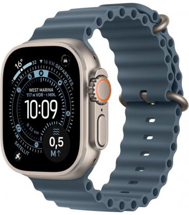 Smartwatch apple watch ultra 3&nbsp;gps + cellular&nbsp;49mm&nbsp;natural titanium case anchor blue ocean band