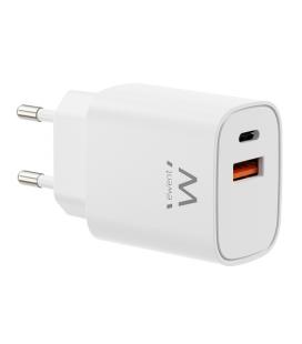 Ewent EW1326 cargador de dispositivo móvil Universal Blanco Corriente alterna Carga rápida Interior