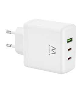 Ewent EW1333 cargador de dispositivo móvil Universal Blanco Corriente alterna Carga rápida Interior