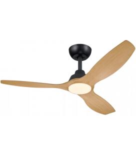 Ventilador de techo Philips Olas 132 cm LED 2650 lm regulable Negro/Madera