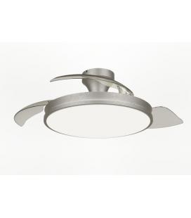 Ventilador de techo Philips Atlas Níquel LED 106 cm 4500 lm regulable