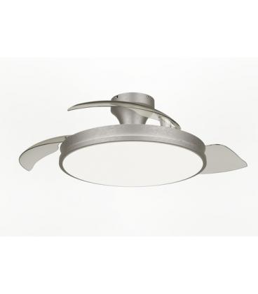 Ventilador de techo Philips Atlas Níquel LED 106 cm 4500 lm regulable