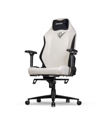 Silla gaming phoenix monarch remaster tela gris y negro talla xl