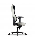 Silla gaming phoenix monarch remaster cuero napa negra y blanca talla r