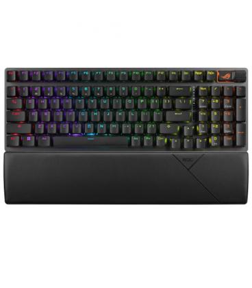 Teclado gaming asus rog strix scope ii 96 inalambrico rgb negro