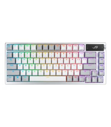Teclado gaming asus azoth rgb blanco