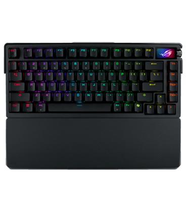 Teclado gaming asus rog azoth extreme inalambrico rgb negro ingles