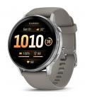 Garmin venu 4 bluetooth gps 45mm amoled gris resistencia agua 5atm pulsómetro spo2