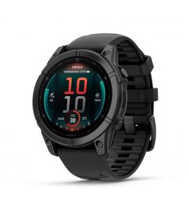 Smartwatch garmin fnix e amoled 1.3 pulgadas gps acero inoxidable 16gb resistente agua negro
