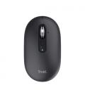 Ratón inalámbrico trust seron 26018/ batería recargable/ hasta 3200 dpi/ negro