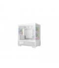 Caja ordenador gaming deepcool cg380 3f matx argb cristal templado blanca